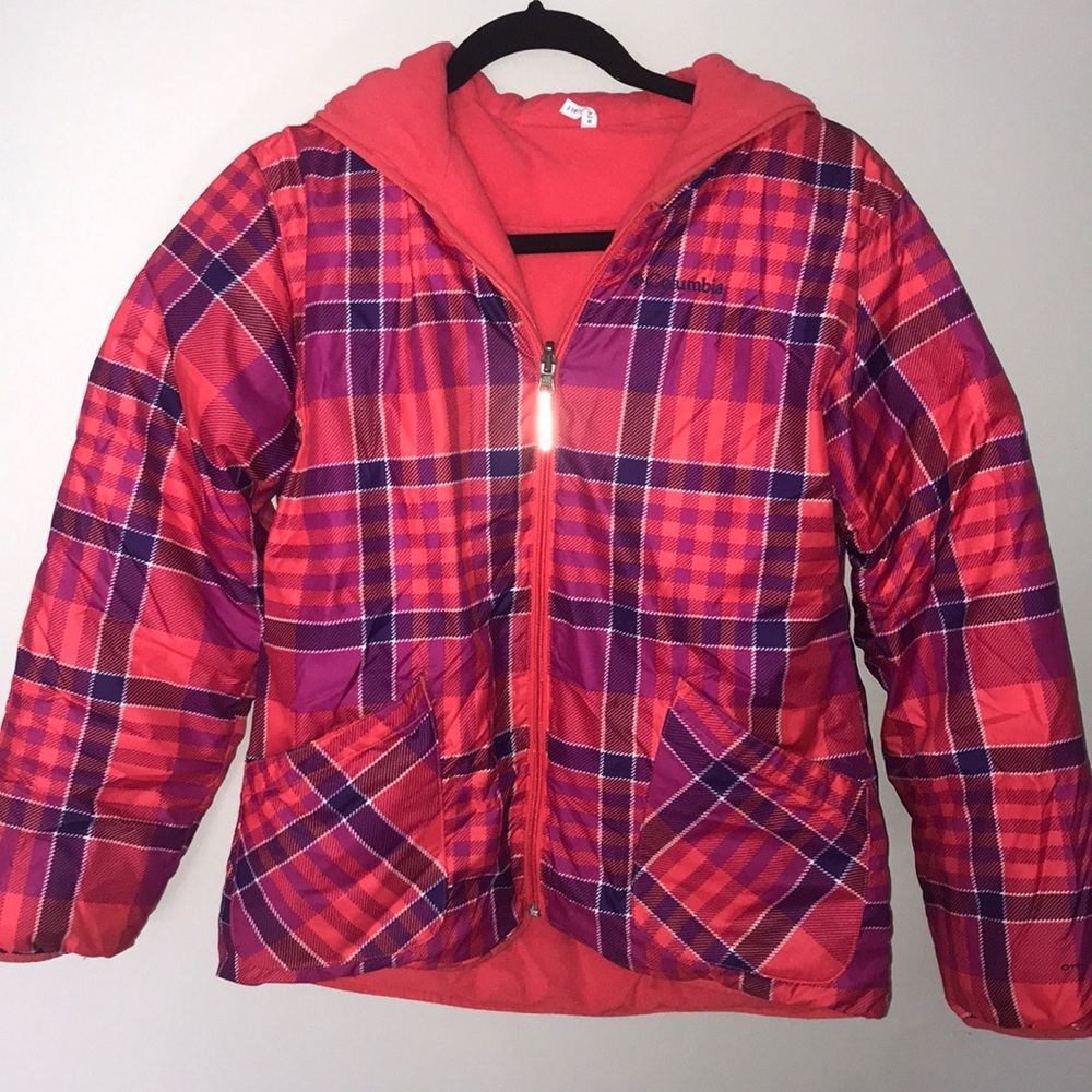 Columbia reversible fleece lined jacket